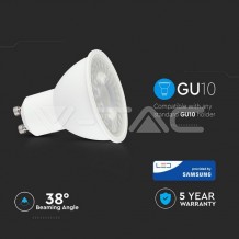 BOMBILLA LED V-TAC SAMSUNG  GU10  8W  3000K  38º